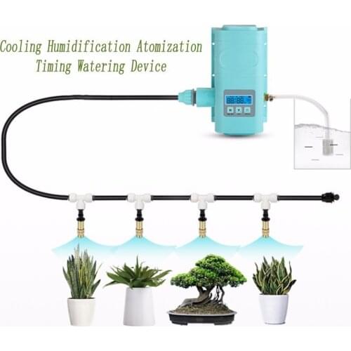 Intelligent Automatic Spray Cooling Humidification Timing Watering Device Dust-reducing Rain Forest Tank Water Pump Sprinkler