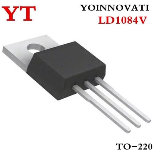 20pcs/lot LD1084V LD1084 1084 Voltage Regulator IC Positive Adjustable 1 Output Adjustable 5A TO-220AB