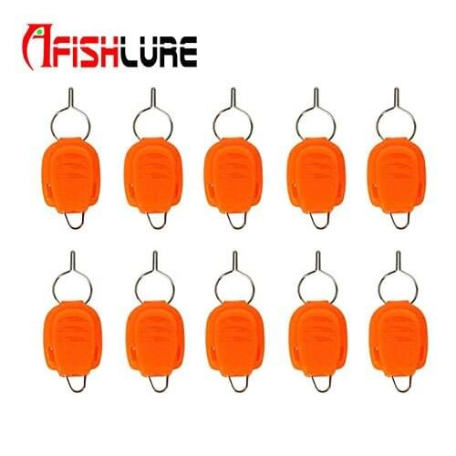 AP22 10pcs/lot ABS Buckle Line Stopper for Baitcasting Reel Fishing Tackle Fishing Line Drum Reel Line Control Check line