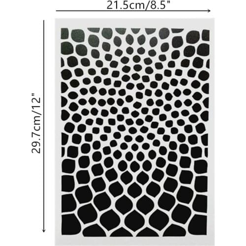 DIY Painting A4 Size Layering Stencils Template For Wall Painting Photo Album Decor Embossing Paper Cards