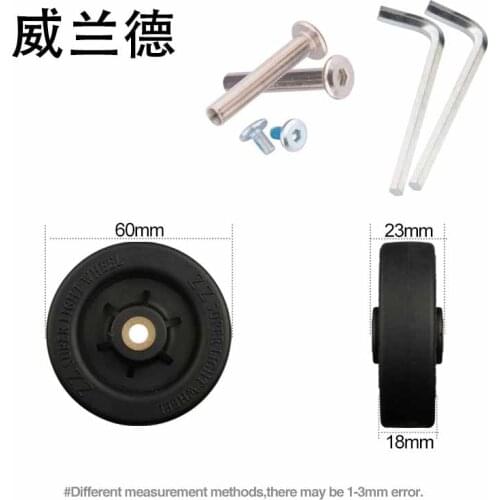 Bag luggage wheel accessories Flight Case suitcase repair parts replace suitcase universal casters suitcase luggage wheeled