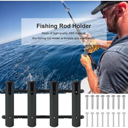 Deck Fishing Rod Holder Top Deck Mount Fishing Rod Holder Marine Boat Yacht Rod Rack Fishing Pole Support Guardrail Outdoor Use
