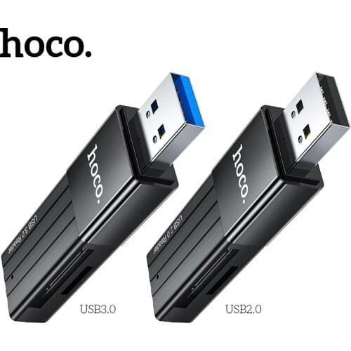 Hoco 2 in 1 Card Reader USB 3.0 2.0 For SD/TF Card Memory Reader Multi-card USB Writer Adapter Flash Drive Laptop Accessories