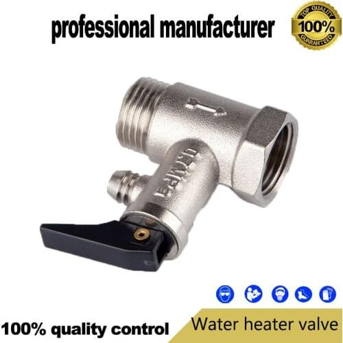 Water heater release pressure valve safety valve Pressure relief valve with high quality brass valve 1/2 thread connecter