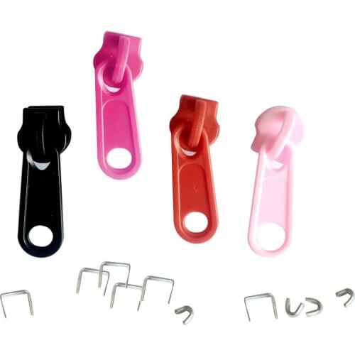 22 Pieces Mixed Zipper Repair Kit Zip Sliders Stops Zip Replacement Accessories