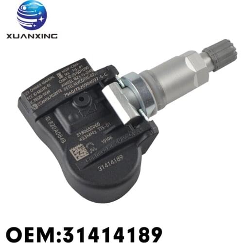 OEM 31414189 Tire Pressure Sensor Monitoring System TPMS 433MHz For Volvo C30 C70 S40 S60 S70 S80 V40 V50 V60 XC60 XC70 XC90