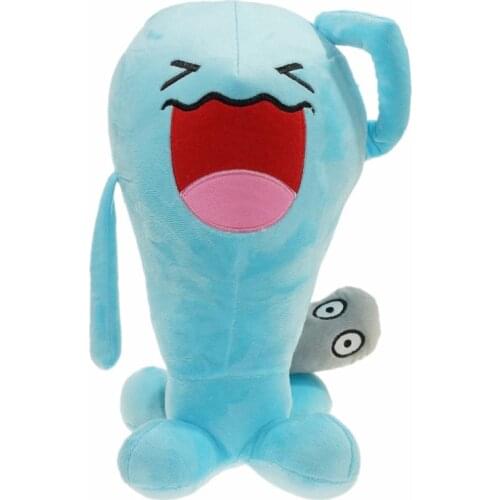 Pokemon Wobbuffet Plush dolls Rockets pet toys elf dolls cute cartoon gifts children toy birthday gifts 30cm