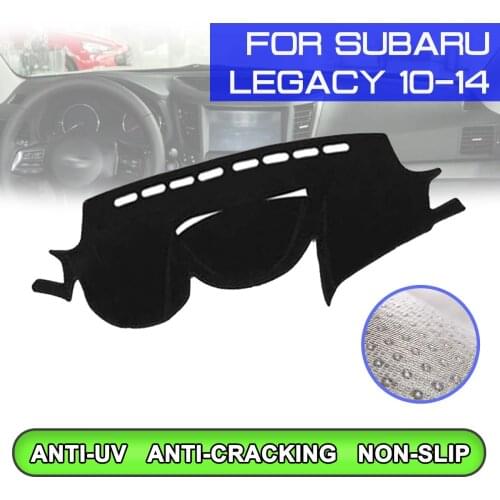 Car Dashboard Mat Anti-dirty Non-slip Dash Cover Mat UV Protection Shade for Subaru Legacy 2010 2011 2012 2013 2014