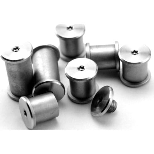 Knife handle nails and rivets DIY tool shank screw Spindle screw rivet Handle to lock screw 2pcs