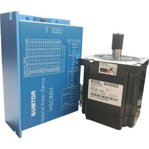 Nema34 80mm close loop stepper motor 4.5N.m digital with HSC86H driver