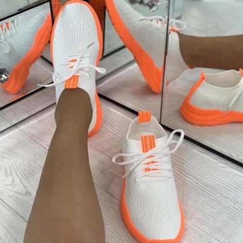 Women Sneakers Casual Shoes Woman Female Light Women Flats Sneakers Ladies Fashion Womens Shoes Lace Up