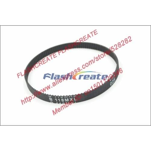 10pcs B118 MXL Timing Belt Teeth 118 Width 6.35mm Length 239.776mm B118MXL Rubber Closed-Loop Synchronous Belt Fit MXL Pulley