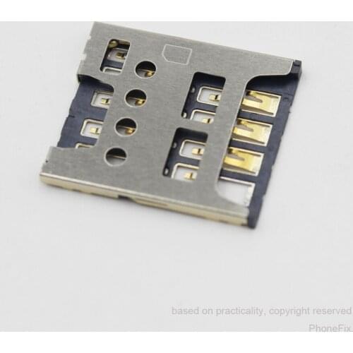 100pcs/lot Sim Card Reader Tray Socket Slot Holder Modul for Xperia SP M35h C5302 C5303