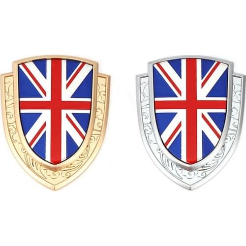 3D Metal England UK Flag Auto Trunk Window Side Emblem Badge Decal Sticker Car Accessories