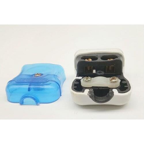 5pcs Power two-pin plug / single-phase two-pole plug / two plug / ordinary two-pin plug / wire plug