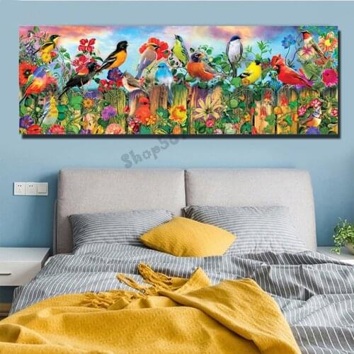 5D DIY full square diamond painting flower animal bird diamond rhinestone embroidery cross stitch mosaic large size decorTT4769