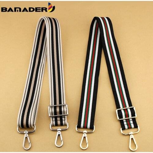 BAMADER Woman Bags Accessories Striped Shoulder Bag Strap O bag Handle Replacement Adjustable Handbag Crossbody Bag Belt Straps