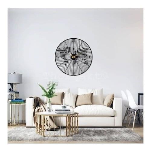 Coordinate Big Creative MetalGrain Wall 3D Iron Clock Living Room Bedroom Home Decor Silent Clocks Simple Modern Design Compass