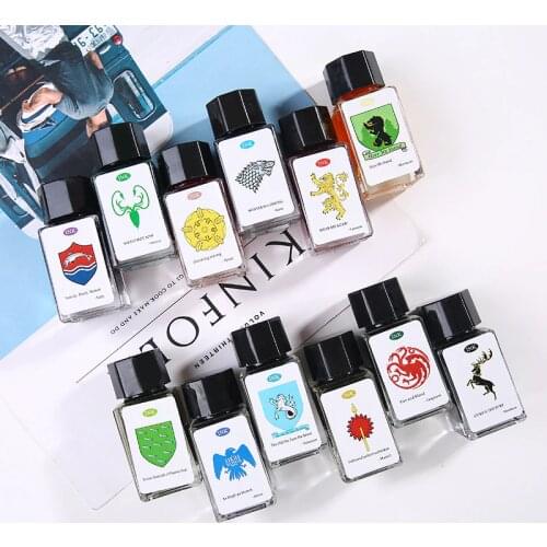 Fountain Pen Ink ,glass Dip Pen Ink ,18ml /bottle Color Ink with Gold Powder