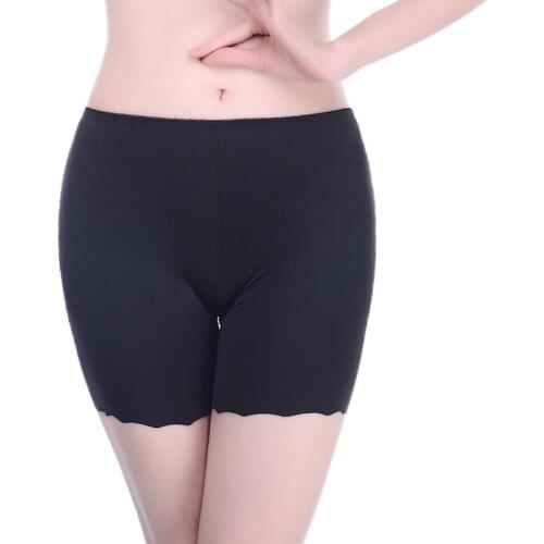 Womens Safety Short Pants Invisible Seamless Panties Big Size Female Safety Boxer Underwear Breathable Panties Under Skirt