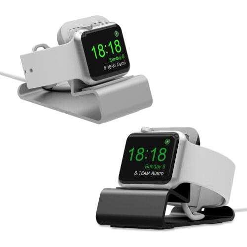 Besegad Aluminum Charging Stand Holder Charger Station Dock Base for Apple Watch iWatch Series 1 2 3 38mm 42mm Accessories