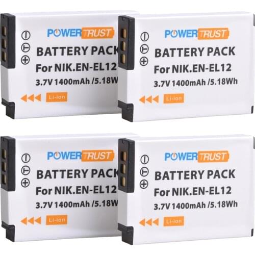 1Pc ENEL12 EN EL12 EN-EL12 Camera Battery For Nikon Coolpix S9700 S9500 S9400 S9300 S9100 S8200 S8100 S8000 S6300