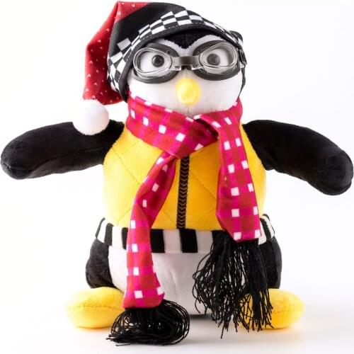 25cm 45cm Friends Around Penguin Plush Toy Friends Sixsome Doll Hugsy Haji Penguin Plush Toy for gifts