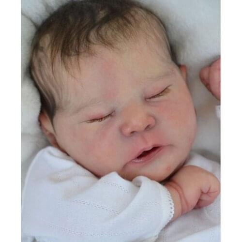 NPK 21inch Reborn Doll Kit unfinished doll parts Popular Limited Edition Chase sleeping baby