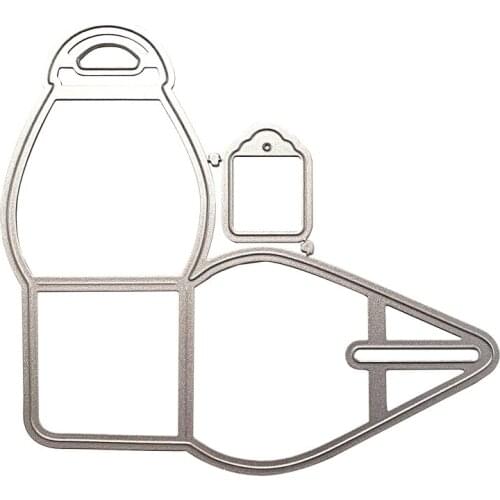 Package Box Metal Cutting Dies Stencil Scrapbooking DIY Album Stamp Paper Card Embossing Decoration