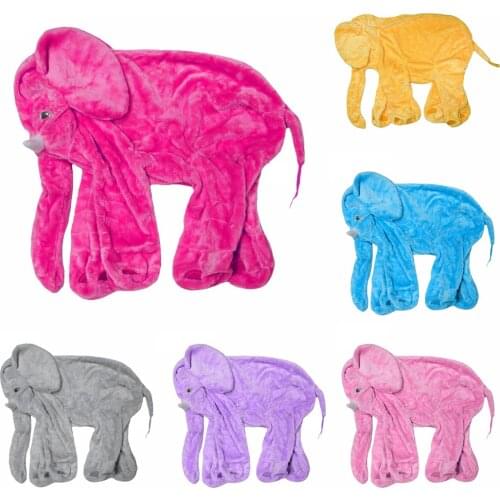 30/40/60CM 6 Colors Elephant Skin Plush Soft Toy DIY Pillow Baby Kids baby Pillows No Filling Elephant Pillow Cover Sleeping Bag
