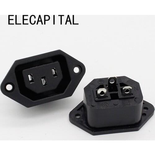 New hot selling alibaba IEC 320 C13 female industrial power connector socket for PDU, full copper SS-130A