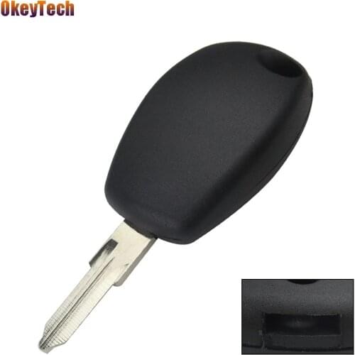 OkeyTech for Renault Car Key Shell VAC102 Key Uncut Blank Blade No Button Replacement Auto Car Key Cover Case Fob for Renault