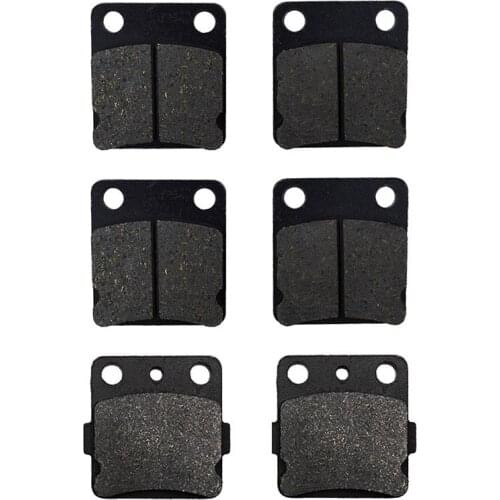 Motorcycle Front and Rear Brake Pads for Yamaha Blaster YFS200 YFS 200 03-06 YFM 350 YFM300 Wolverine 95-04 YFM350 Banshee 88-09