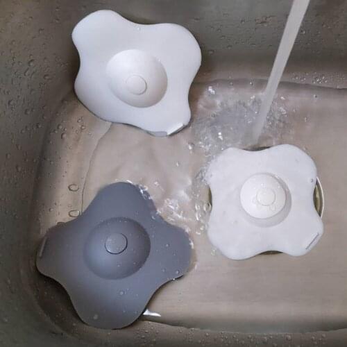 Kitchen Water Sink Stopper, Bath Tubs Drain Plugs Protectors Cover for Floor Sewer