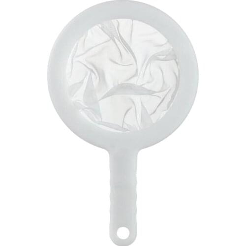 Flour Sieve Portable Durable Convenient Practical Handheld Plastic Screen Mesh Colander Tea Leaf Strainer Kitchen Tool Gadget