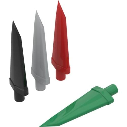 BuildMOC 64727 Blade shape bricks For Building Blocks Parts DIY LOGO Educational Creative gift Toys