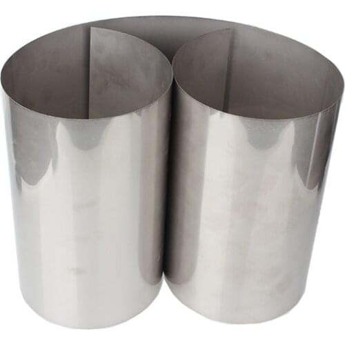 Titanium Strip 0.1-0.5mm Ti Foil Thin Sheet Industry DIY Material Corrosion Resistance Medical Titanium Aerospace Machining