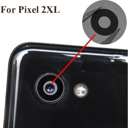 High quality For Google Pixel 2 XL 2XL Back Rear Camera Glass Lens Repairment Repair parts test good Pixel2 XL