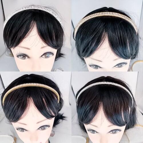 New Luxury Zircon Womens Hair Band Jewelry Gold And Silver Crystal Ball Hair Ornament Wedding Bridesmaid Girl Headdress