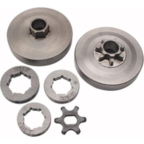 1pc Tool Parts Chainsaw Parts Spare Rim Power Integral Passive discSplit Clutch Drum Sprocket Bearing Sprocket Kit For Chainsaw
