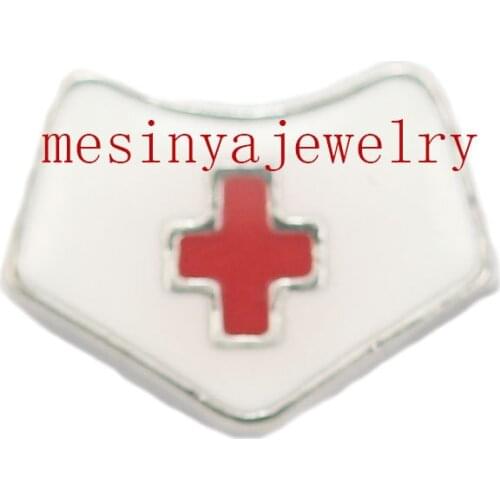 10pcs nurse hat floating charms for glass locket,FC-016