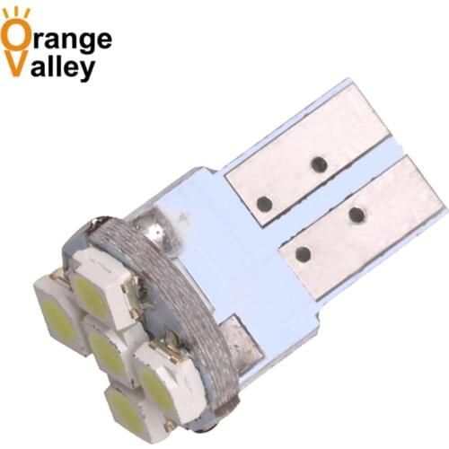 100pcs Wholesale Car T10 W5W 168 194 Parker 1210 3528 4 SMD 5 LED Auto Wedge Side Lights Interior Lamp Bulb DC12V