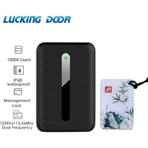 10000 Users 125KHz 13.56MHz Dual frequency Access Control Card Reader IP68 Waterproof RFID Card Reader access controler