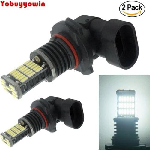 2PCS 4014 Samsung Chips 45-SMD 9005 LED Car Light Bulb White for Fog Lights or Daytime Running Lights,685LM 5600K