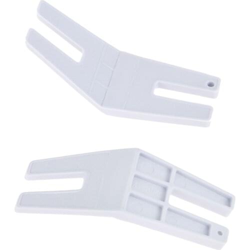 2pcs/set Button Clearance Plate Plastic Reed fit Husqvarna Viking Sewing Machine group 1-7 Place Presser Feet Tool 3.5*3.5*2.5cm