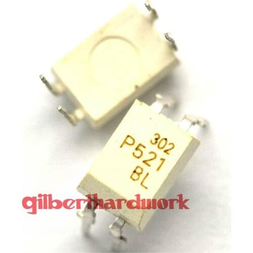 20* Photoelectric Coupling Tlp521-1 P521-1 Transistor Output Dip-4 Straight Pin