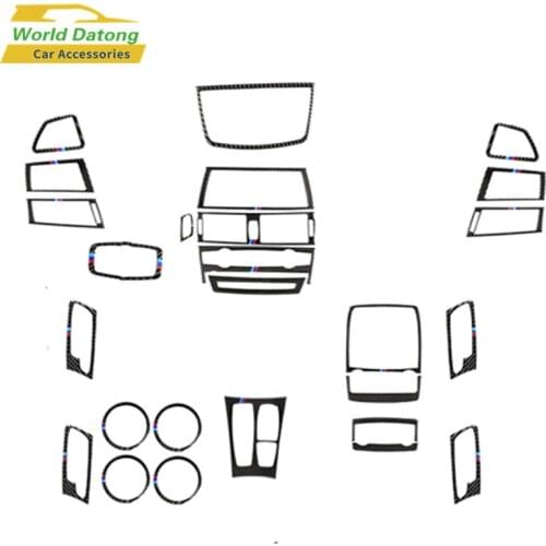 Accessories For BMW X5 E70 X6 E71 2008~2013 Interior Carbon Fiber Decoration Cover Trim