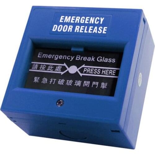 Emergency Door Release Switches Glass Break Release Glass Button Alarm Switch Swtich Alarm Break Fire Exit
