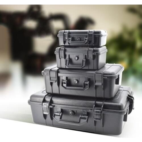 ABS Tool Case Toolbox Impact Resistant Sealed Protective Safety Case Outdoor Equipment Camera Tool Box Shockproof with sponge