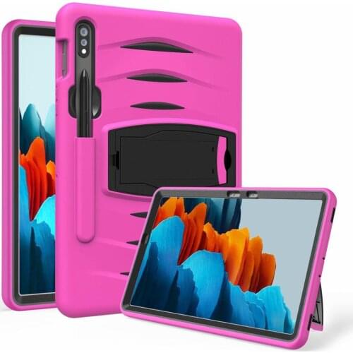 Kids Safe Shell For Samsung Galaxy Tab S7 SM-T870 SM-T875 11 Inch 2020 Stand Case Funda Shockproof Tablet Protect Cover+Pen
